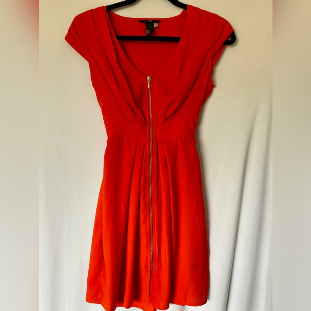 2/ 25  dress red /orange